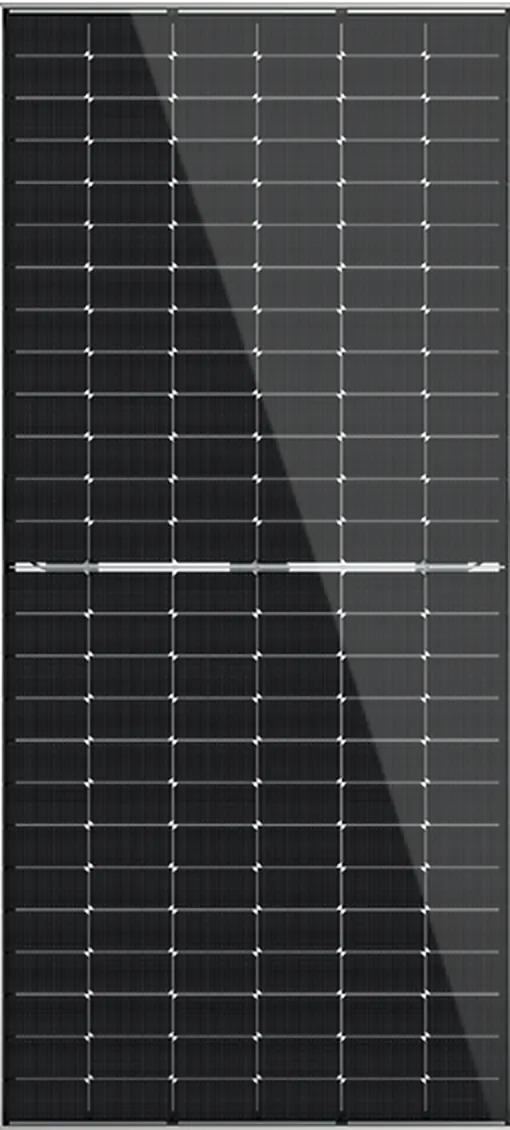Black monocrystalline solar panel